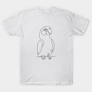 Parrot Line Art T-Shirt